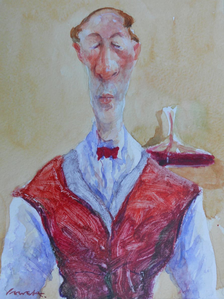 Sommelier-with-caraffe. sold