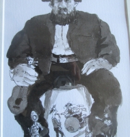 Big-Barbed-Bill-his-Wee-band (sold)