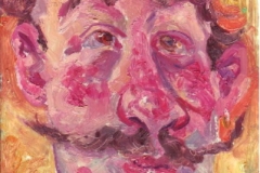 Chef avec une moustache