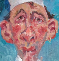 Praying Chef  21x16  Available