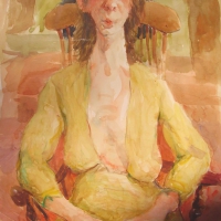 seated woman
