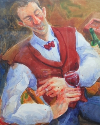 Sommelier at rest
