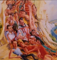orchestra decending